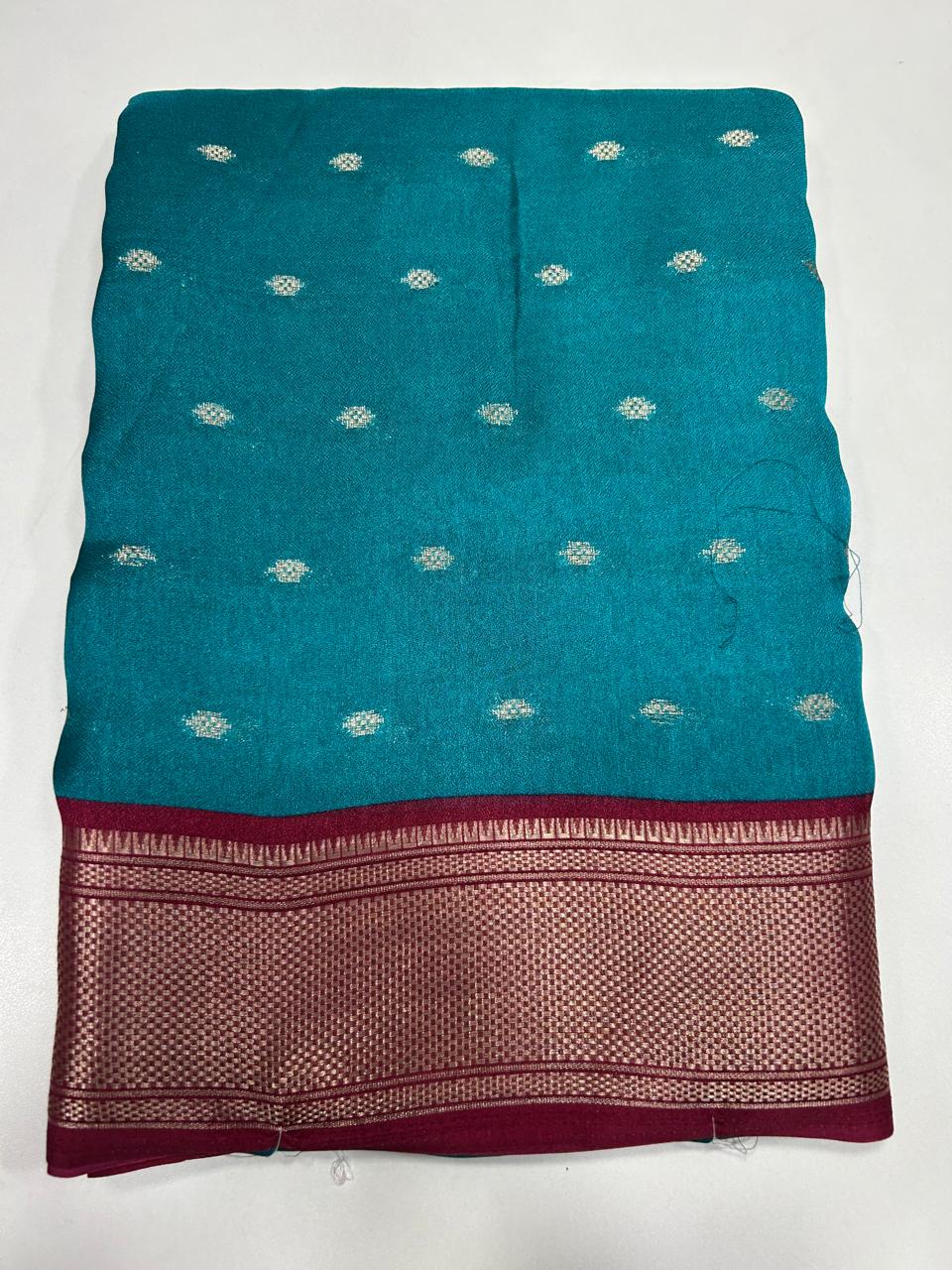 Fancy Georgette Jari Butta Saree (2657)