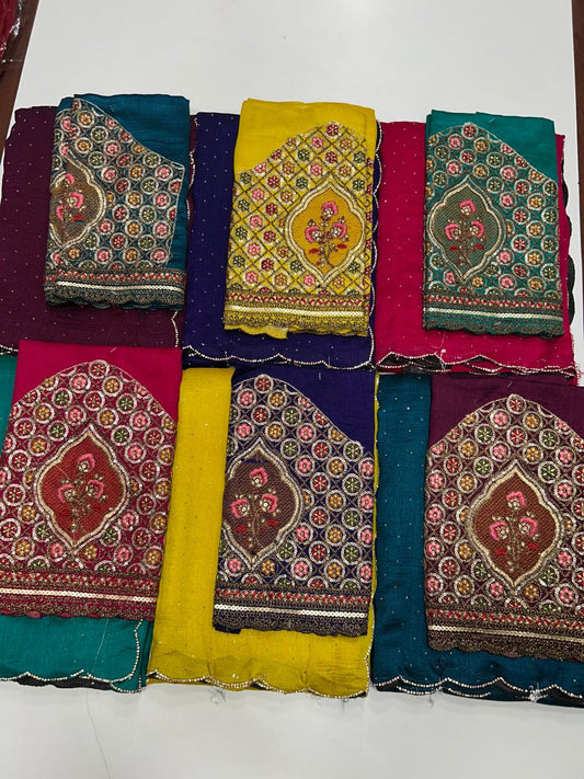Fancy Stone Work Saree (2647)