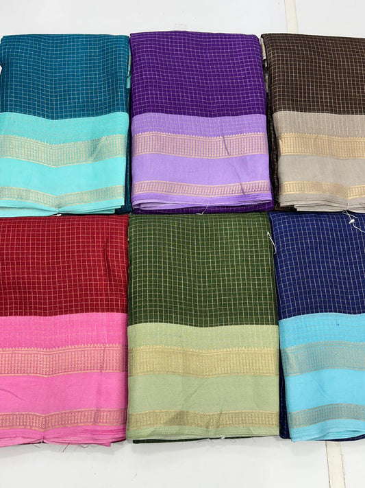 Fancy Georgette Chex Saree (2654)