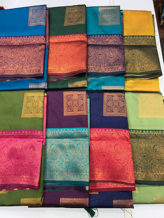 Semi Silk Butta Saree (2355)