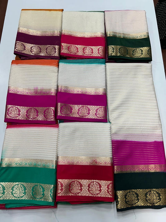 Crepe Georgette 3D Saree (2625B)