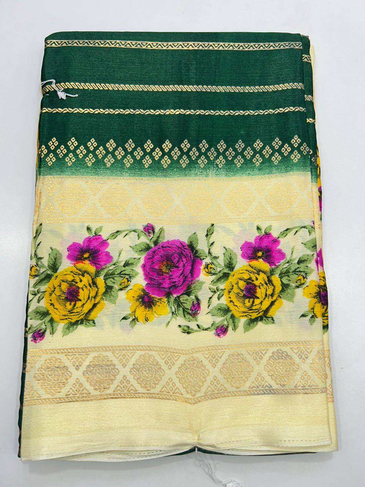 Fancy Digital Print Saree (2575B)