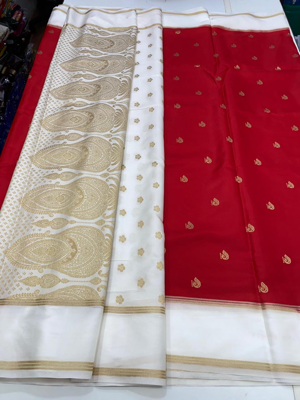 Crepe Georgette Butta Rich Pallu (2714)