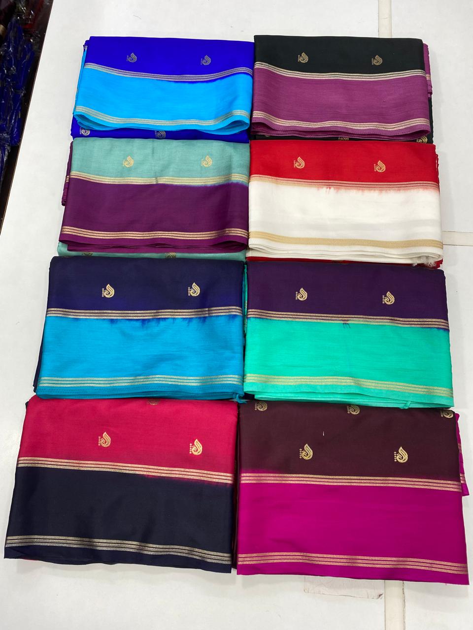 Crepe Georgette Butta Rich Pallu (2714)