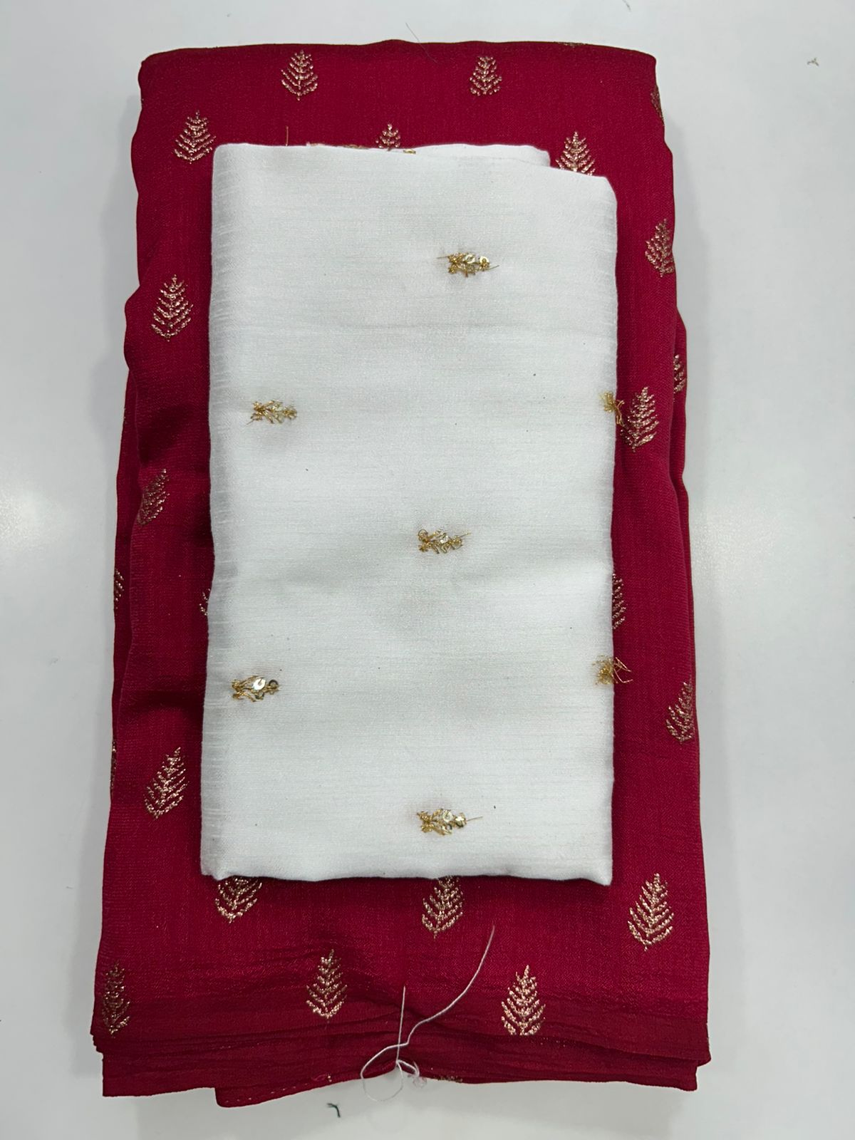 Fancy Georgette Foil Butta Saree (2730)