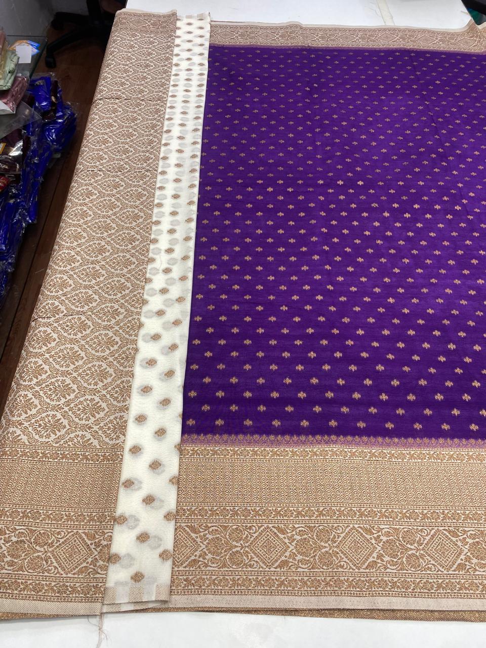 Khaddi Georgette 1000 Butta Saree (2723)