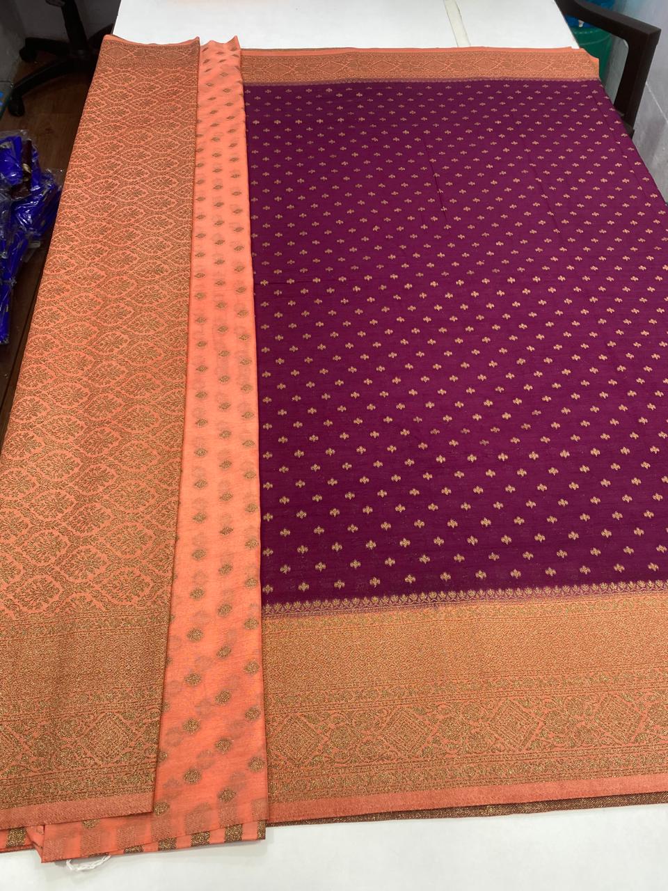 Khaddi Georgette 1000 Butta Saree (2723)