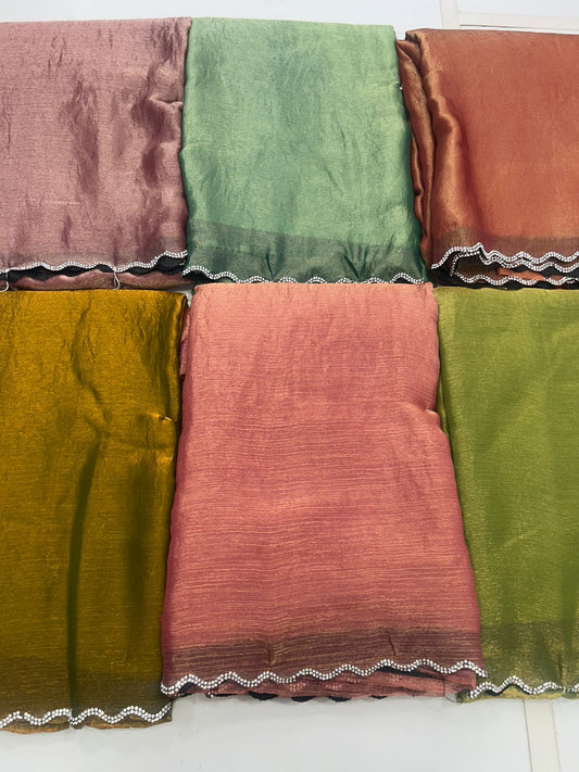 Space Silk Lace Border Saree (2746)
