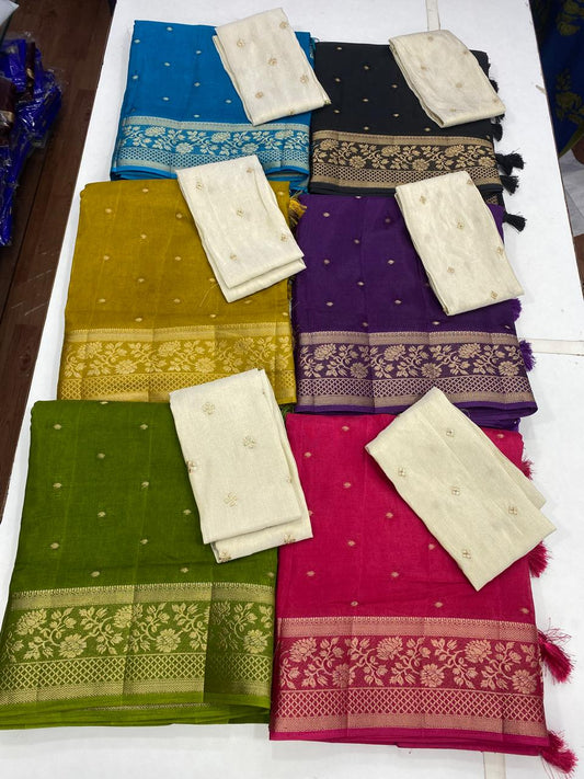 Crepe Georgette Butta Saree (2727)