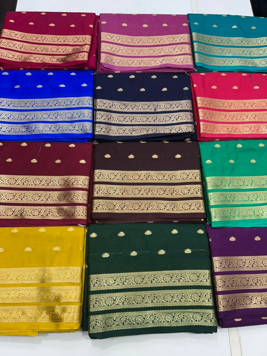 Crepe Georgette Self Saree (2778)