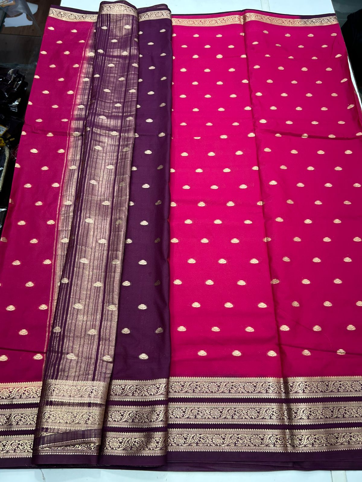 Crepe Georgette Butta Saree (2780)