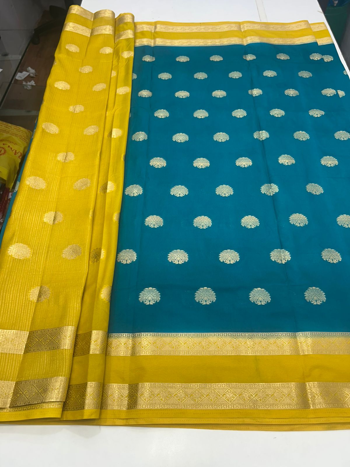 Crepe Georgette Butta Saree (2786)