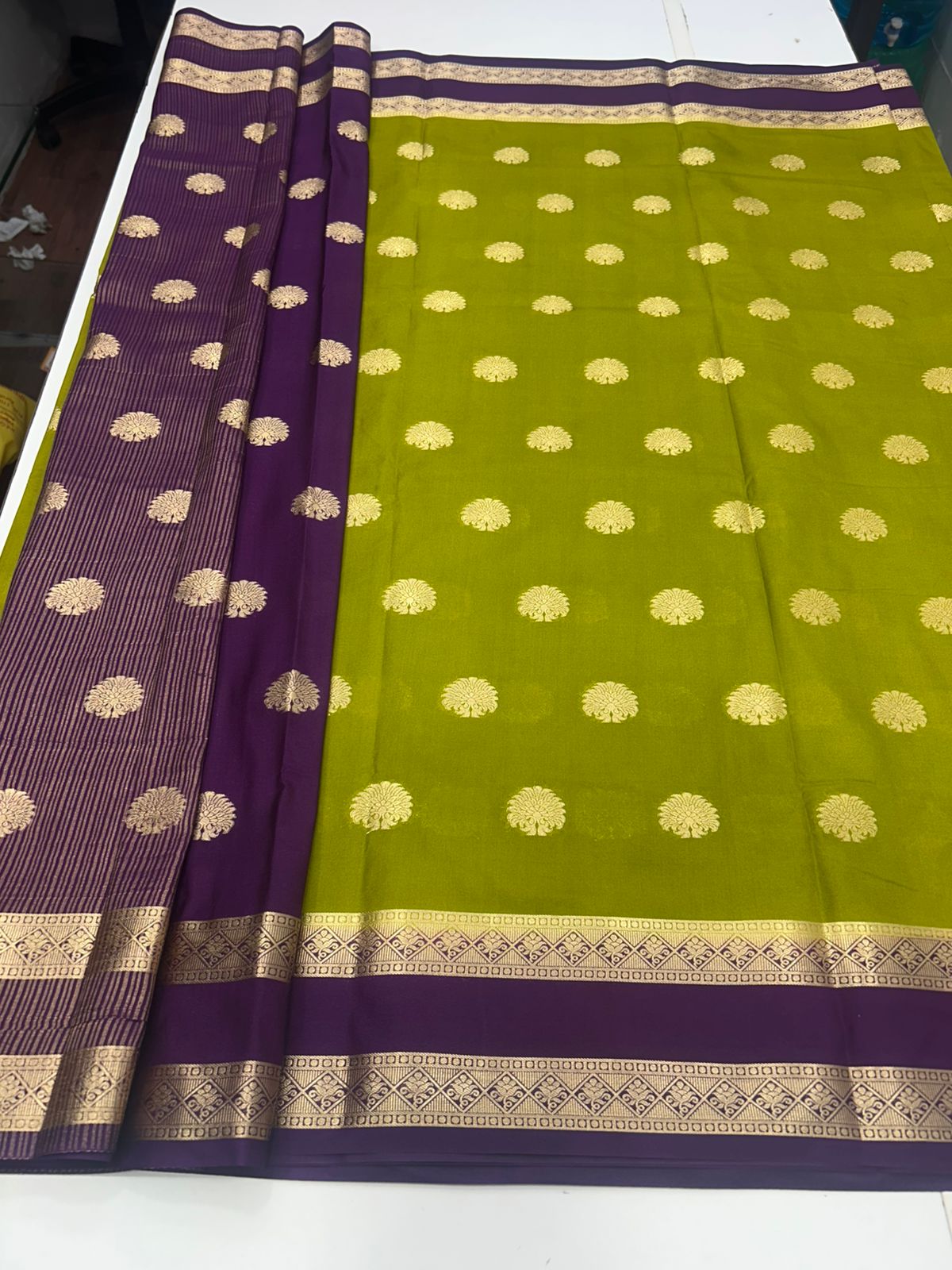 Crepe Georgette Butta Saree (2786)