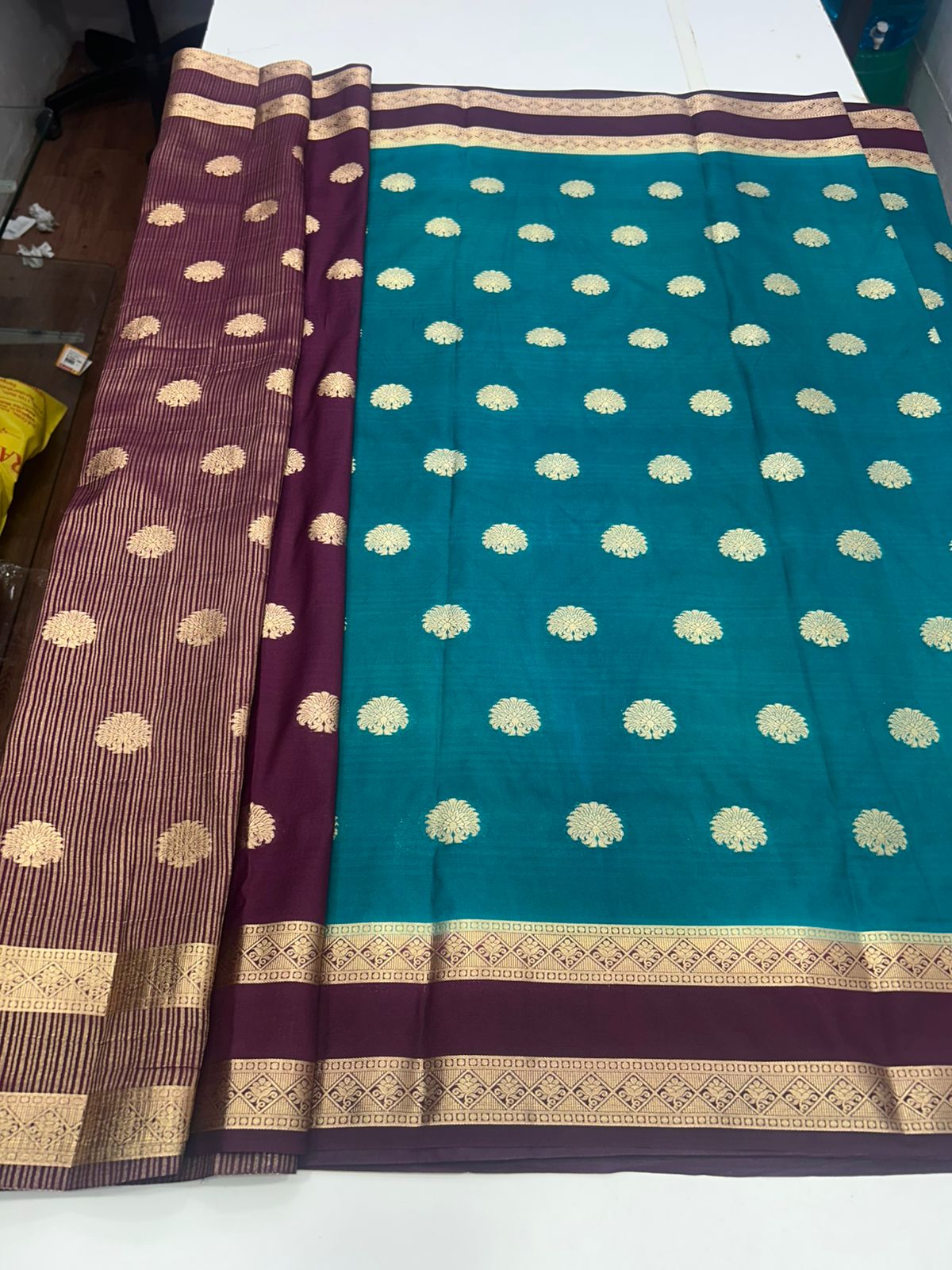 Crepe Georgette Butta Saree (2786)