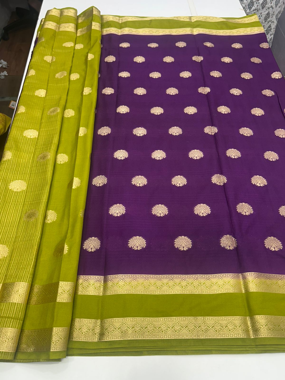 Crepe Georgette Butta Saree (2786)