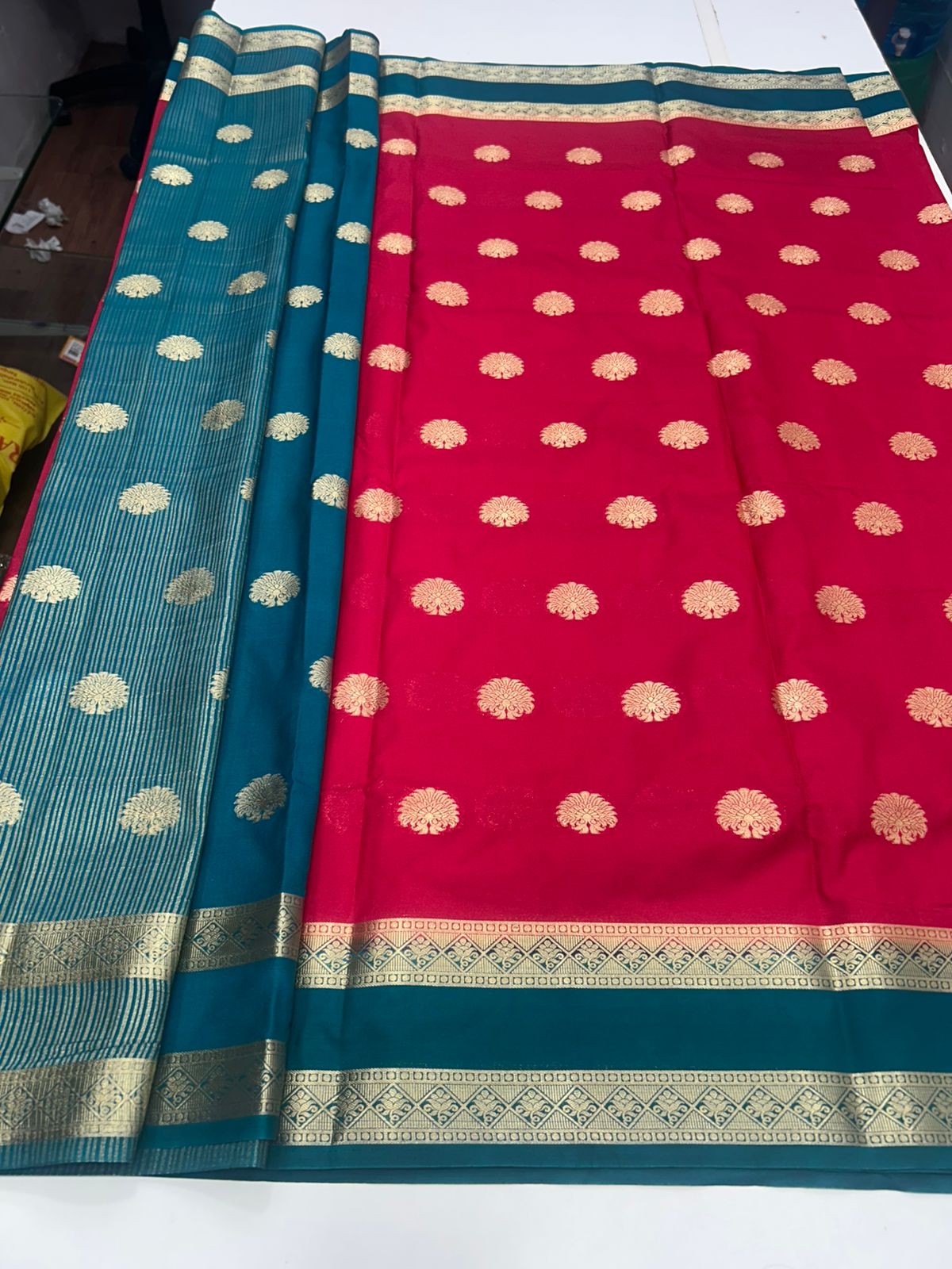 Crepe Georgette Butta Saree (2786)