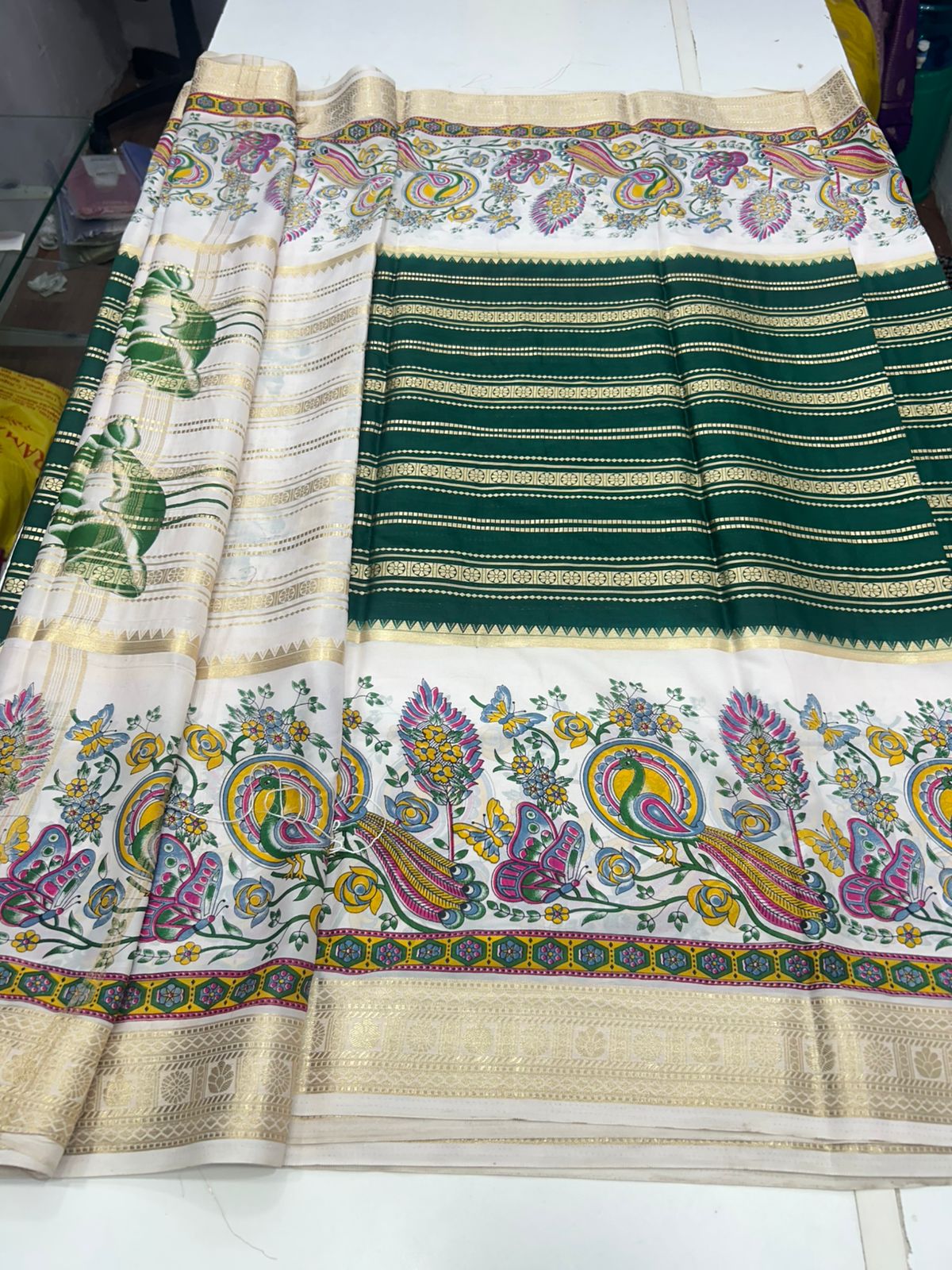 Crepe Mysore Printed Saree (2777)