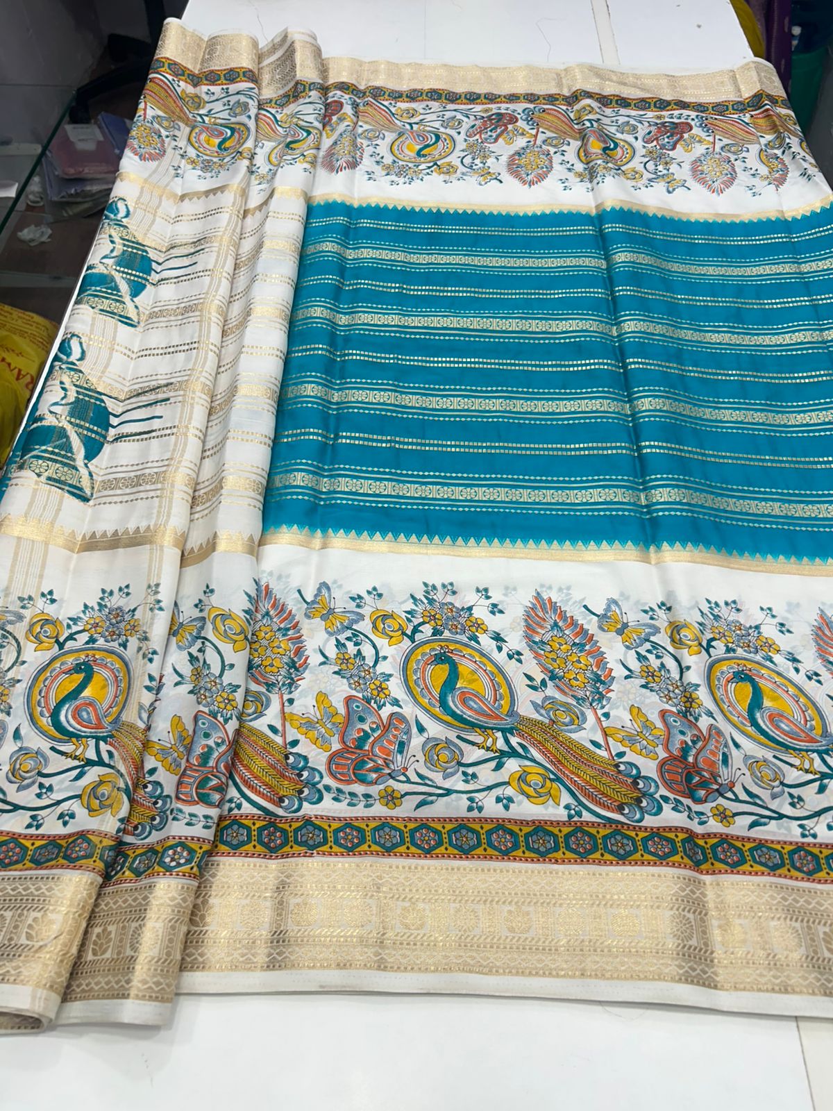 Crepe Mysore Printed Saree (2777)