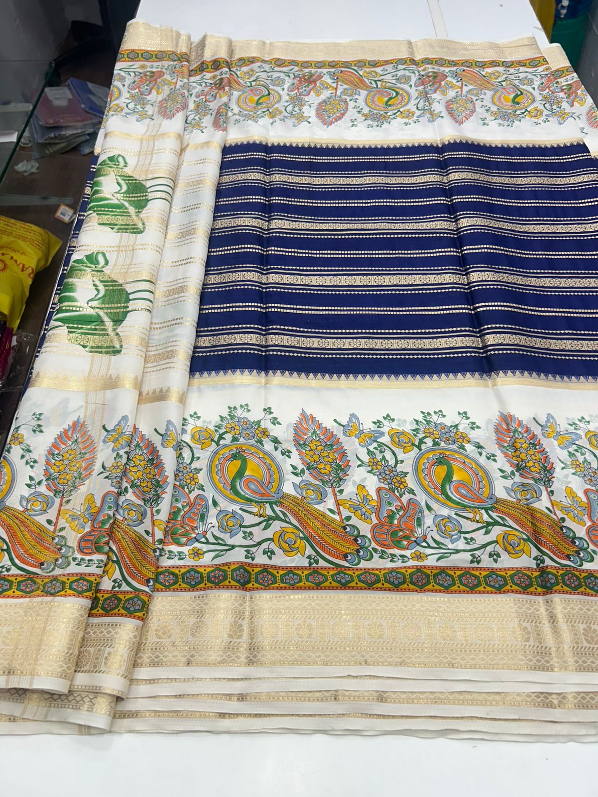 Crepe Mysore Printed Saree (2777)