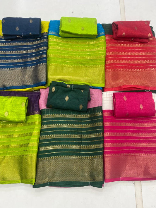 Fancy Georgette Checks Saree (2838)