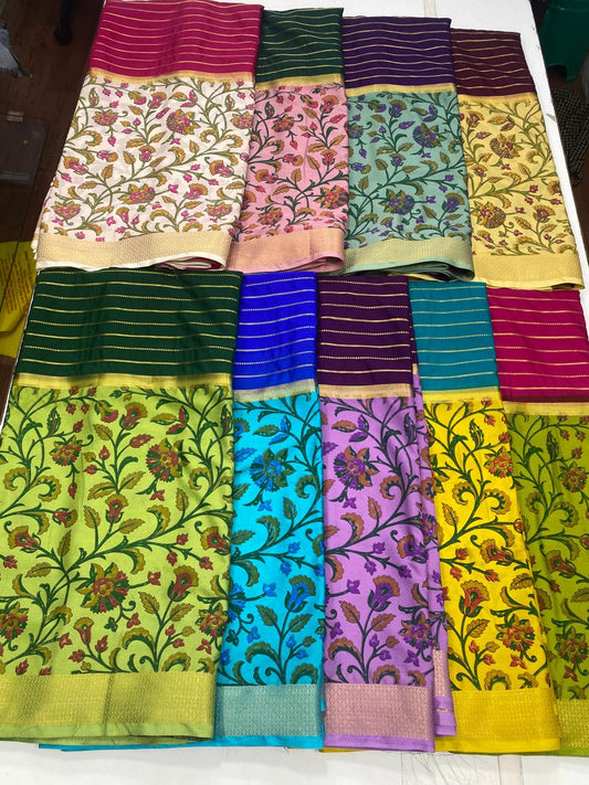 Crepe Digital Print Saree(2852)