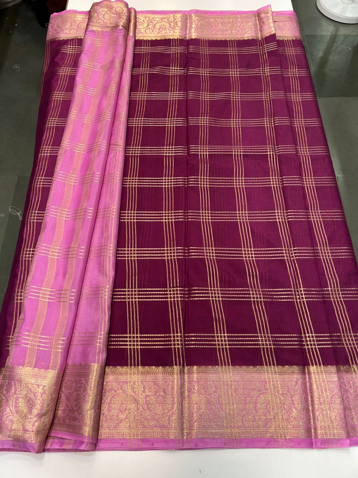 Chinnon Checks Saree (2867)