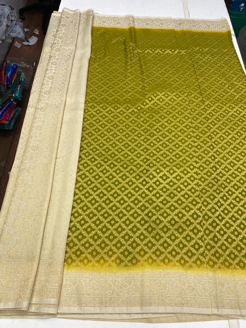 eorgette Waves Saree (2816B)