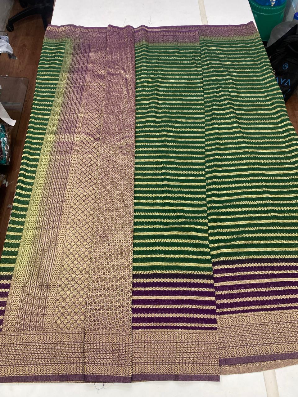 Georgette Lines Saree (2814)