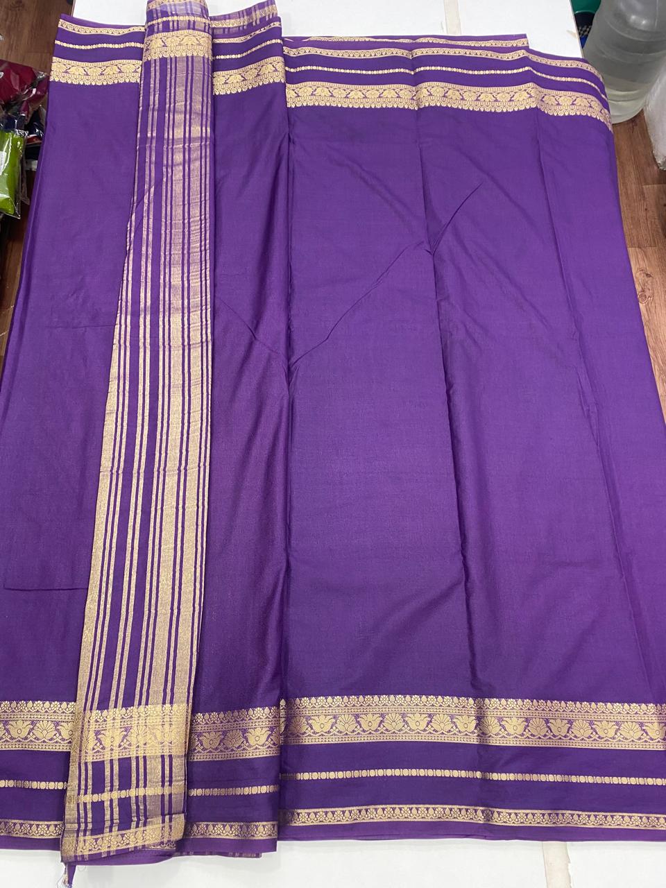 Mysore Crepe Self Saree(2873A)