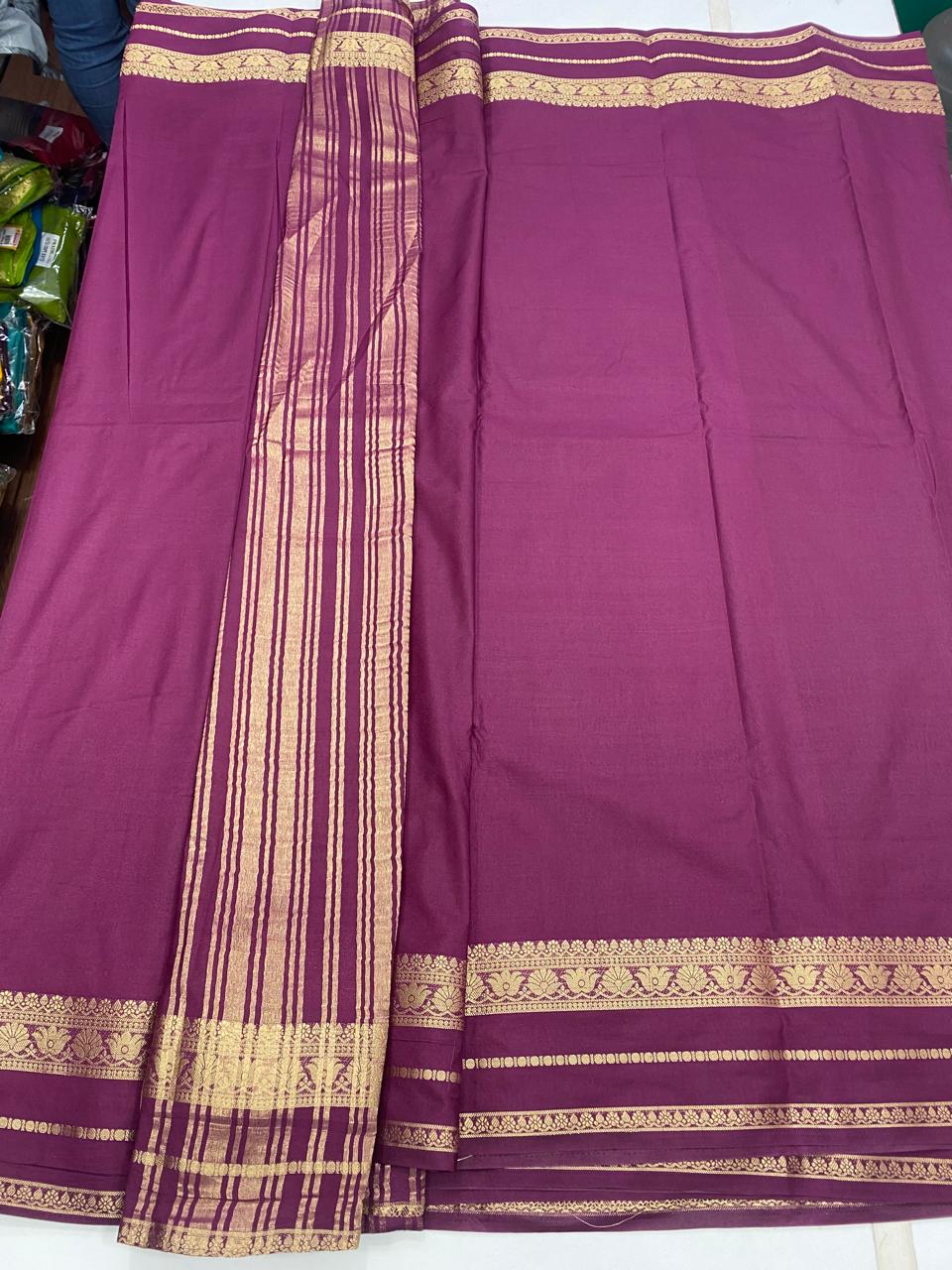 Mysore Crepe Self Saree(2873A)