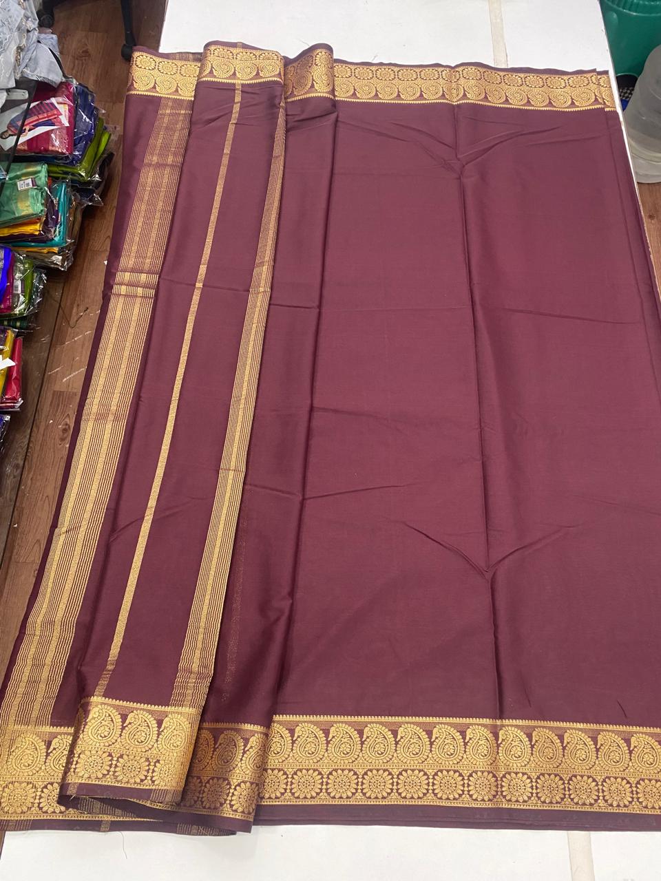 Mysore Crepe Self Saree (2887)