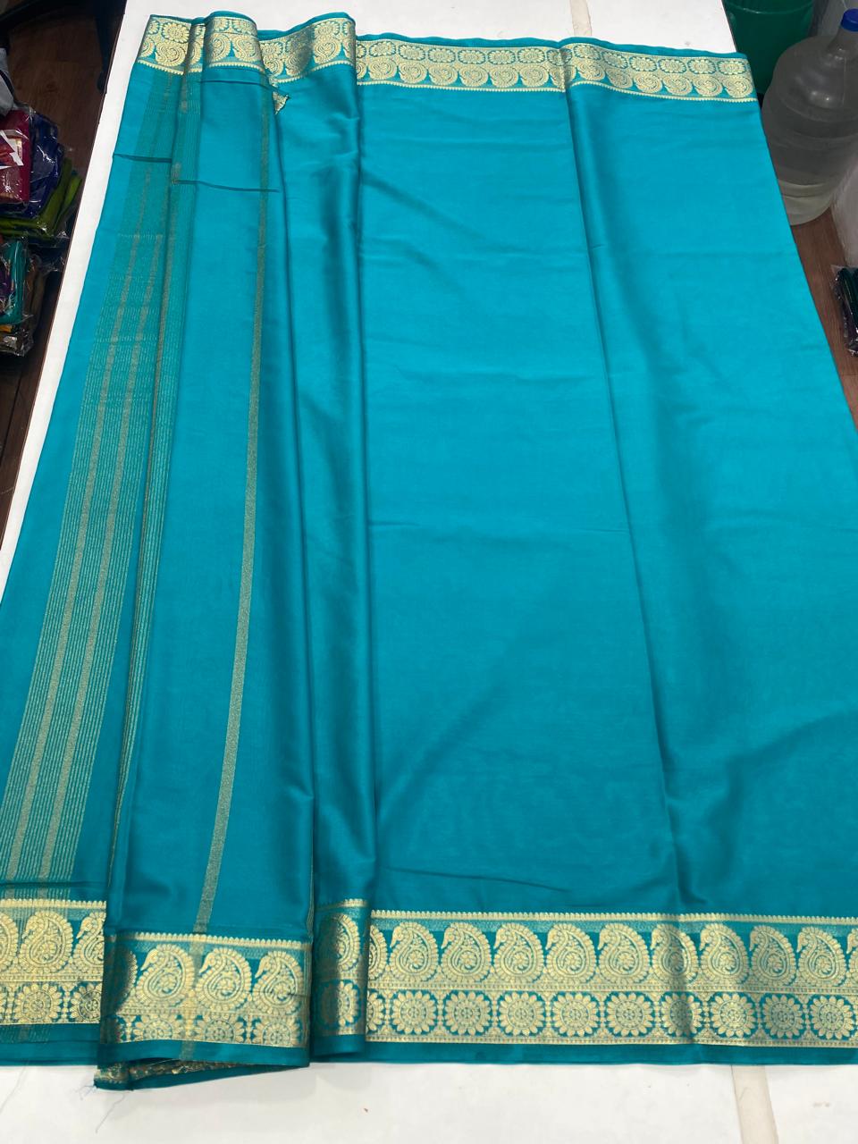 Mysore Crepe Self Saree (2887)