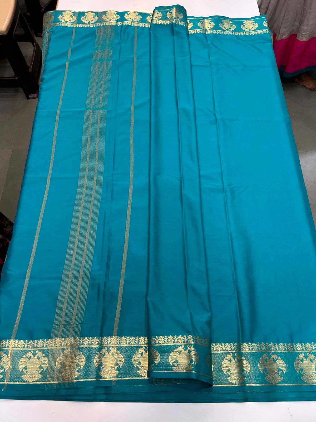 Mysore Crepe Self Saree (2884)