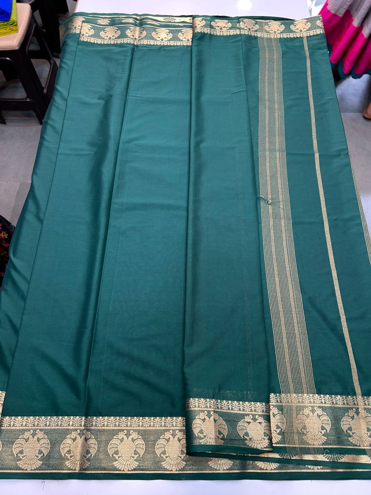 Mysore Crepe Self Saree (2884)