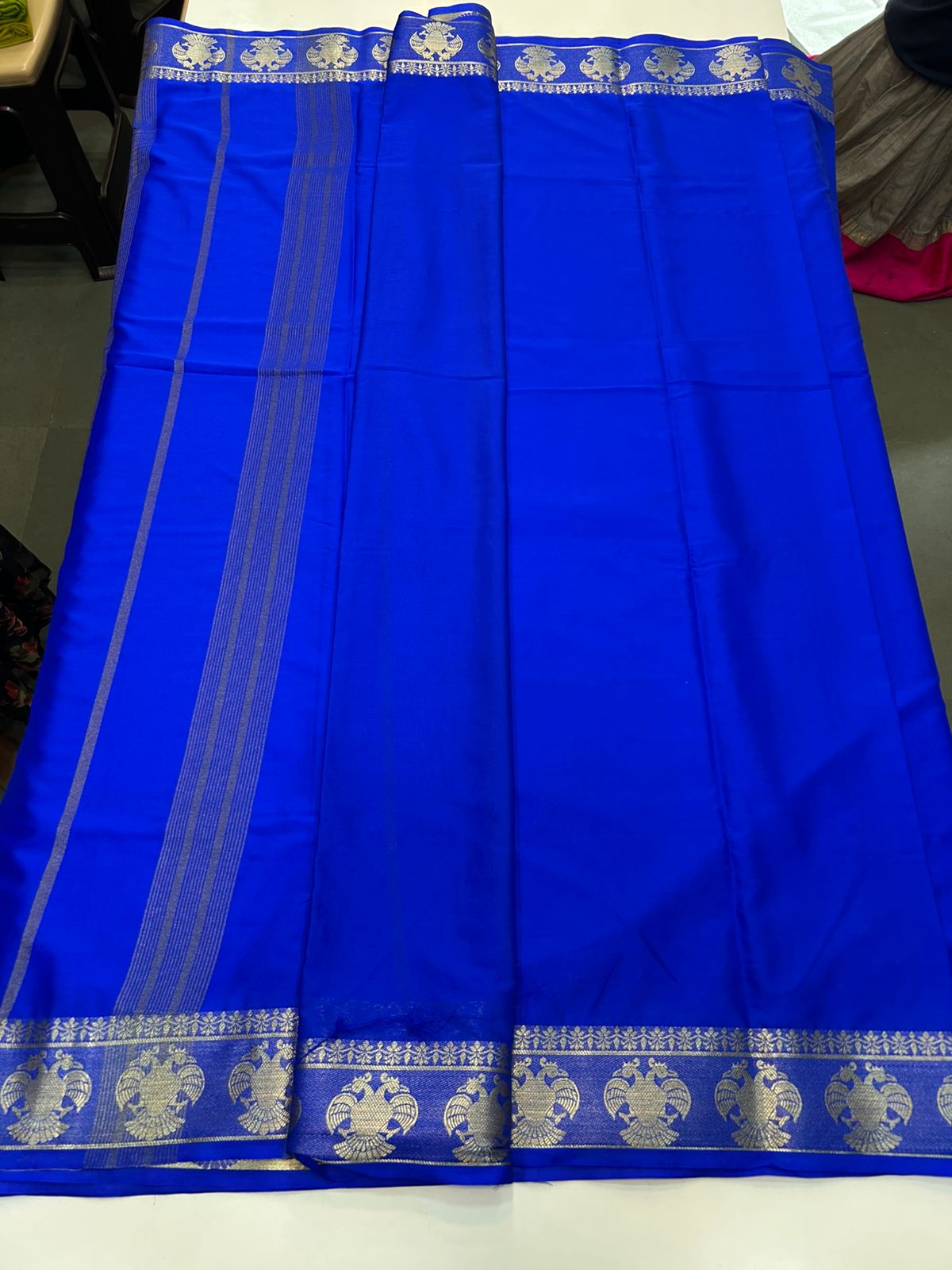 Mysore Crepe Self Saree (2884)