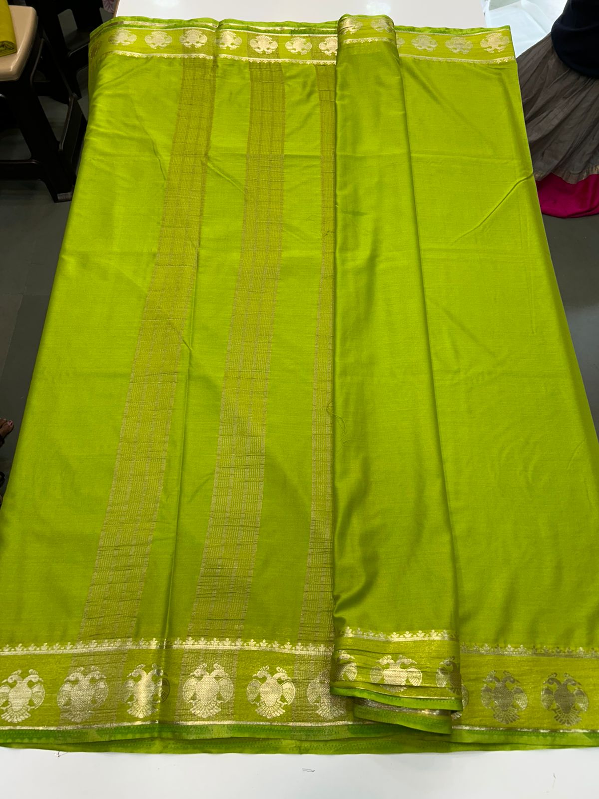 Mysore Crepe Self Saree (2884)