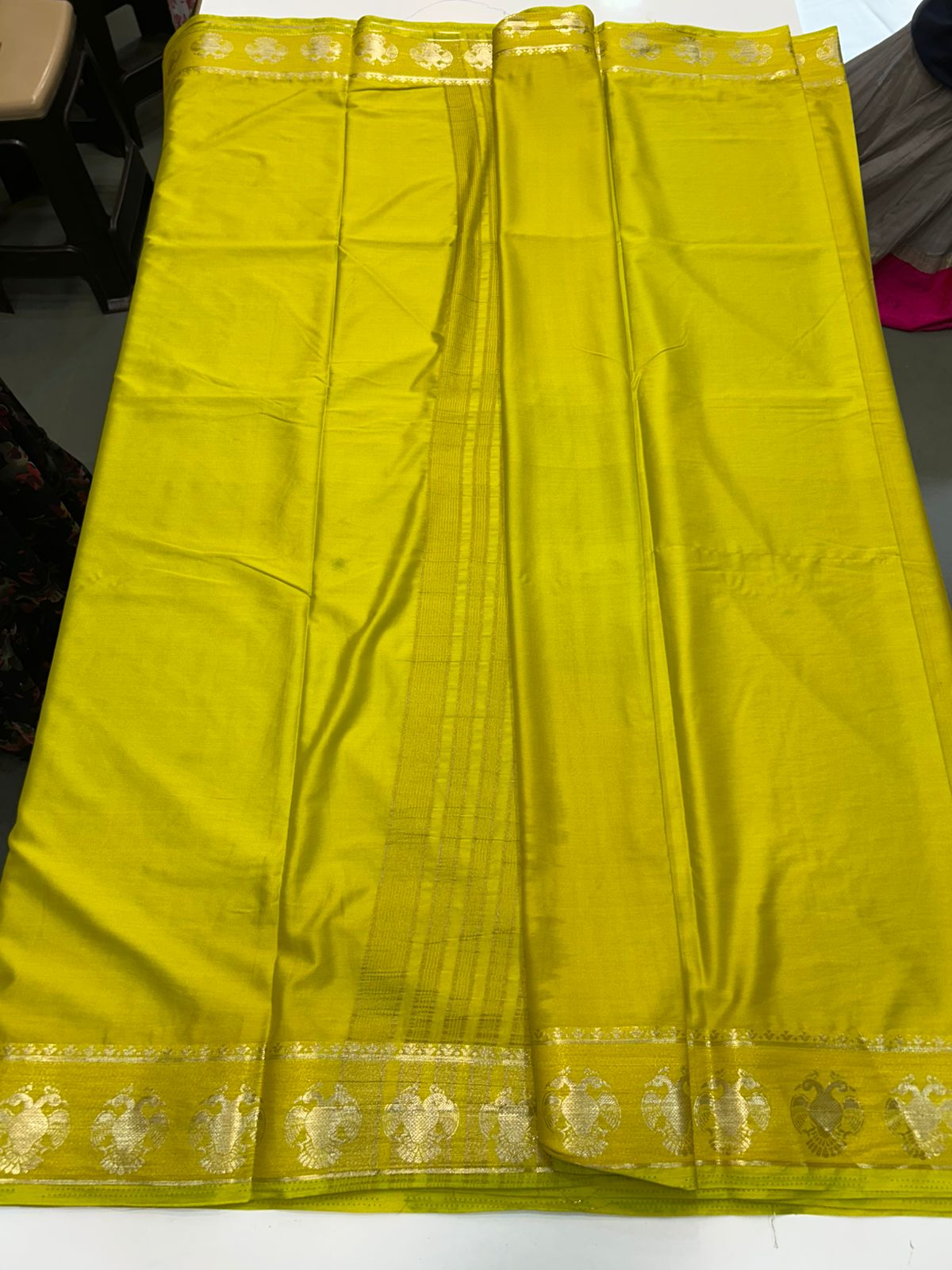 Mysore Crepe Self Saree (2884)