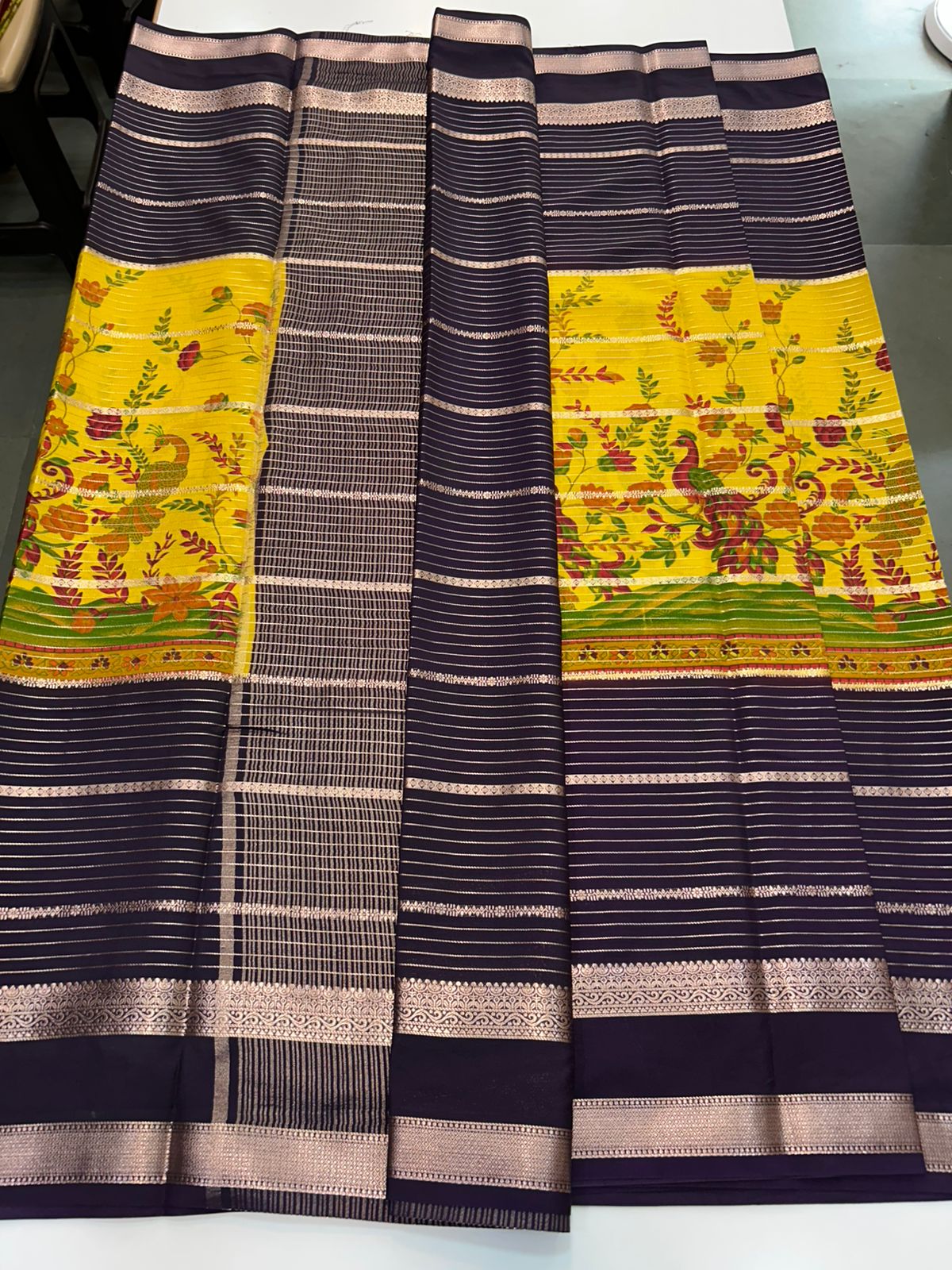 Crepe Mysore Printed Saree (2880)