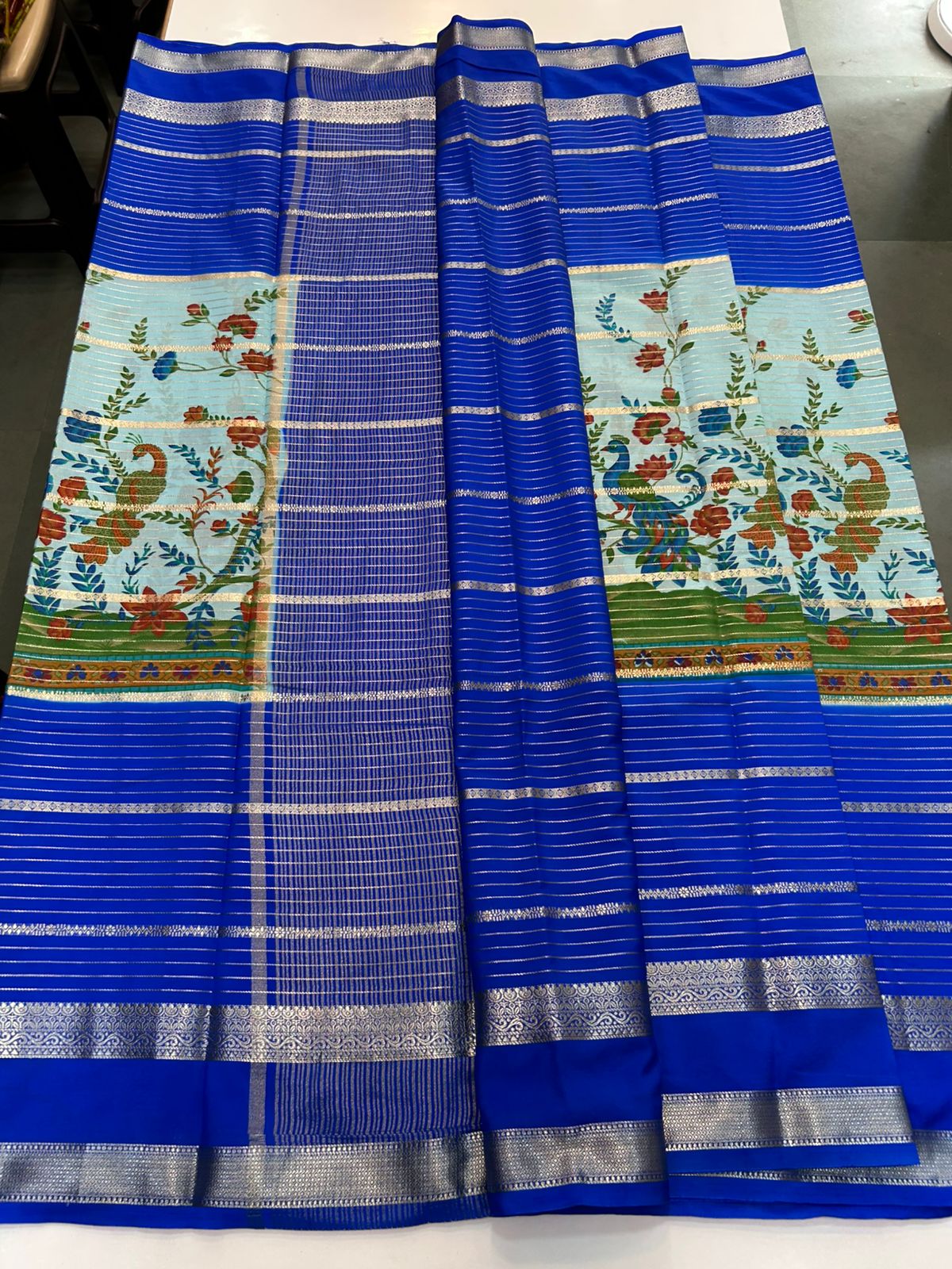 Crepe Mysore Printed Saree (2880)