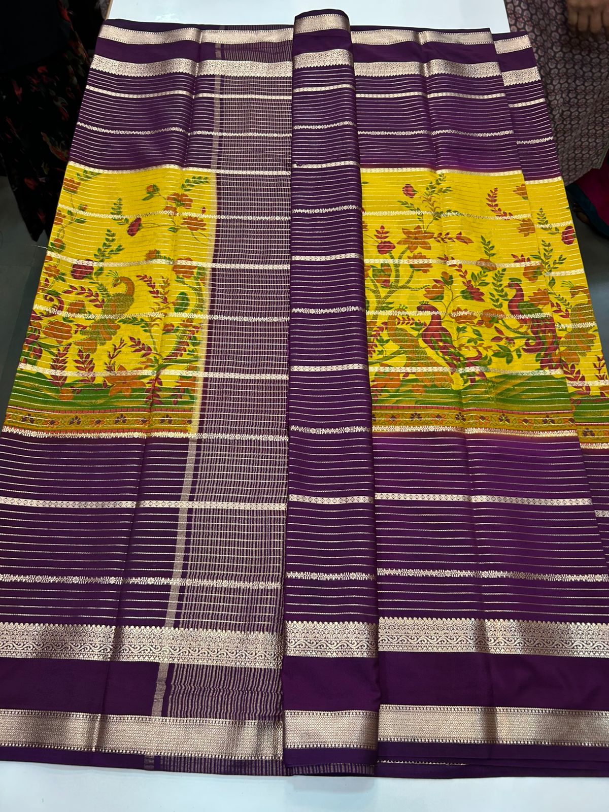 Crepe Mysore Printed Saree (2880)