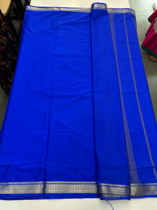 Mysore Crepe Self Saree (2885)