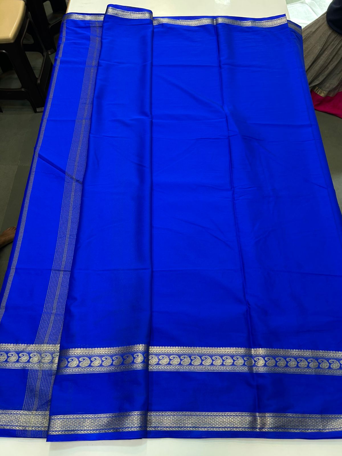 Mysore Crepe Self Saree (2882)