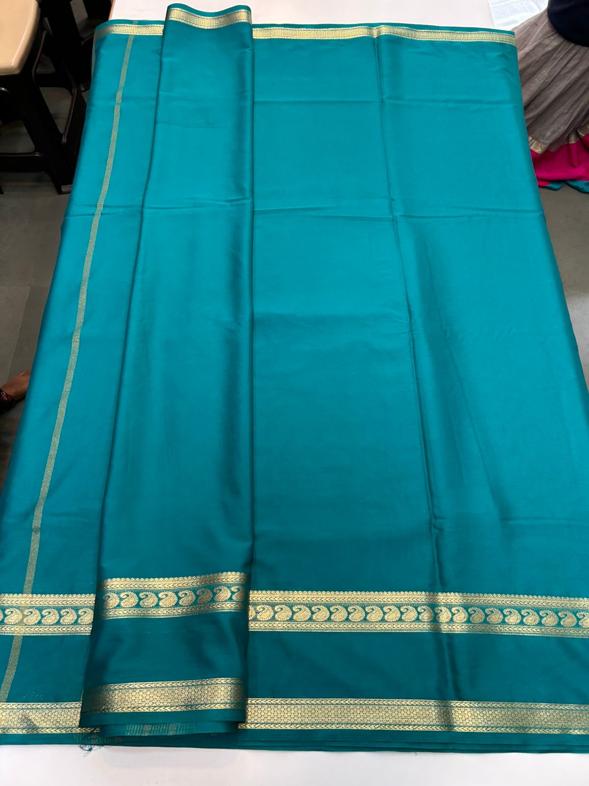 Mysore Crepe Self Saree (2882)