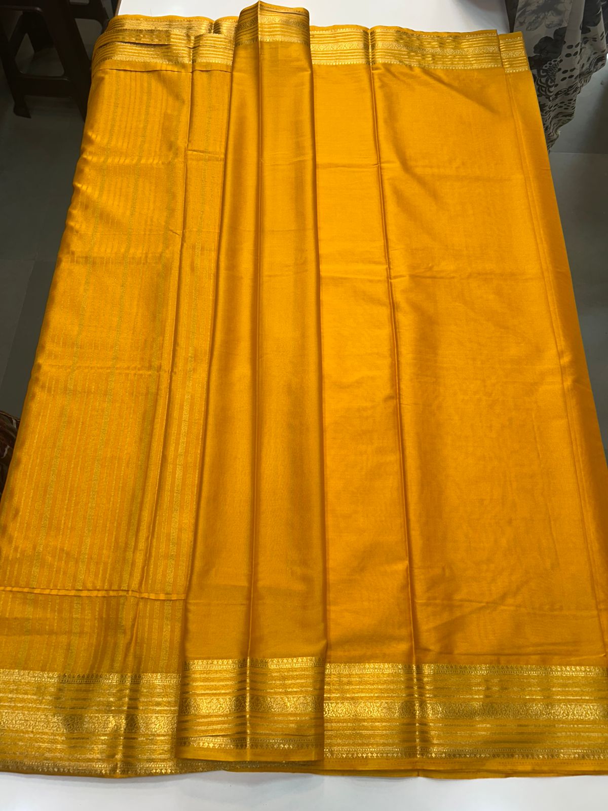 Mysore Crepe Self Saree(2898)