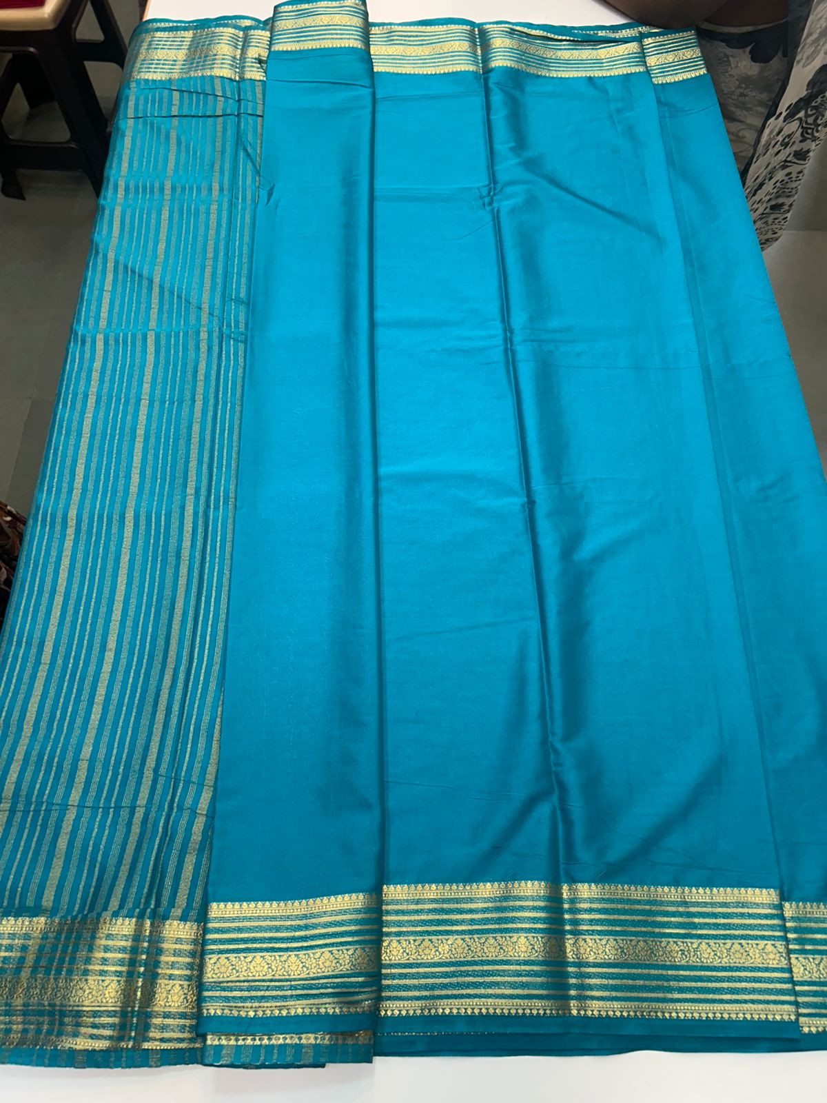 Mysore Crepe Self Saree(2898)