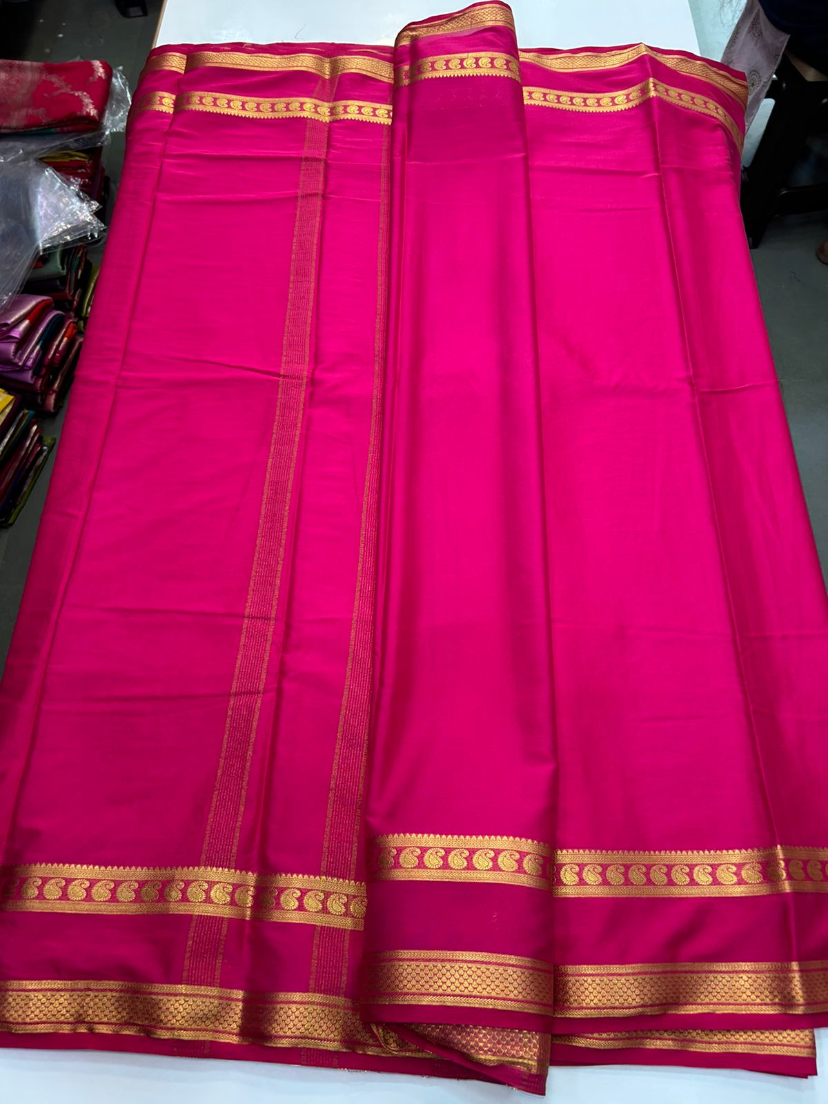 Mysore Crepe Self Saree(2902)