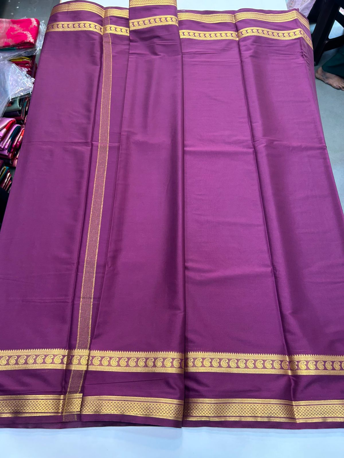 Mysore Crepe Self Saree(2902)