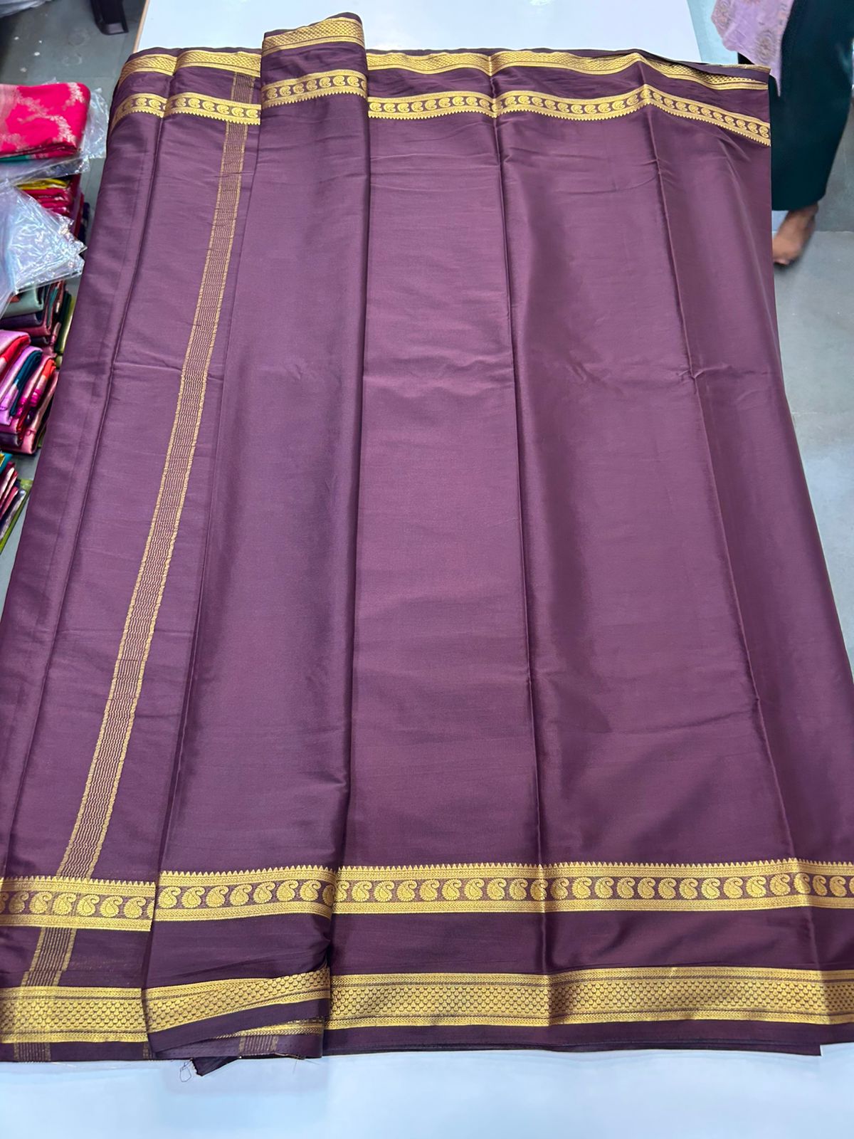 Mysore Crepe Self Saree(2902)