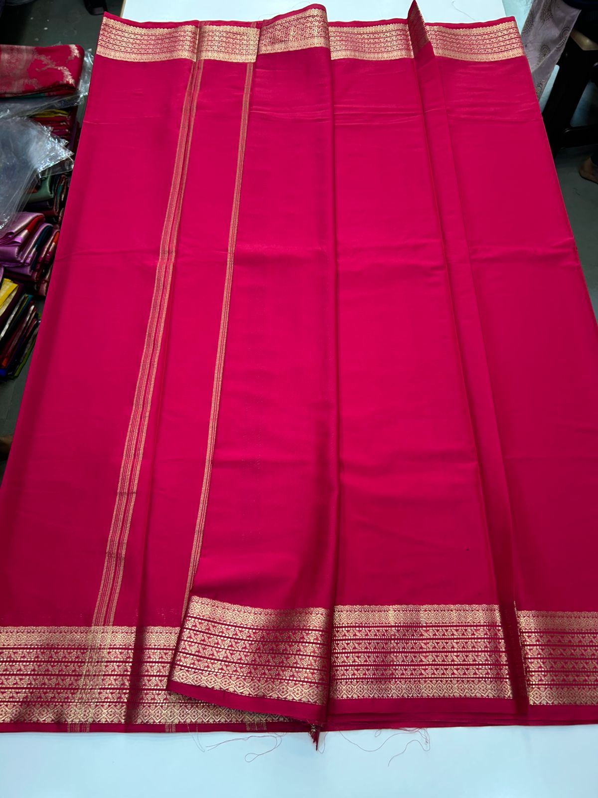 Mysore Crepe Self Saree(2903)