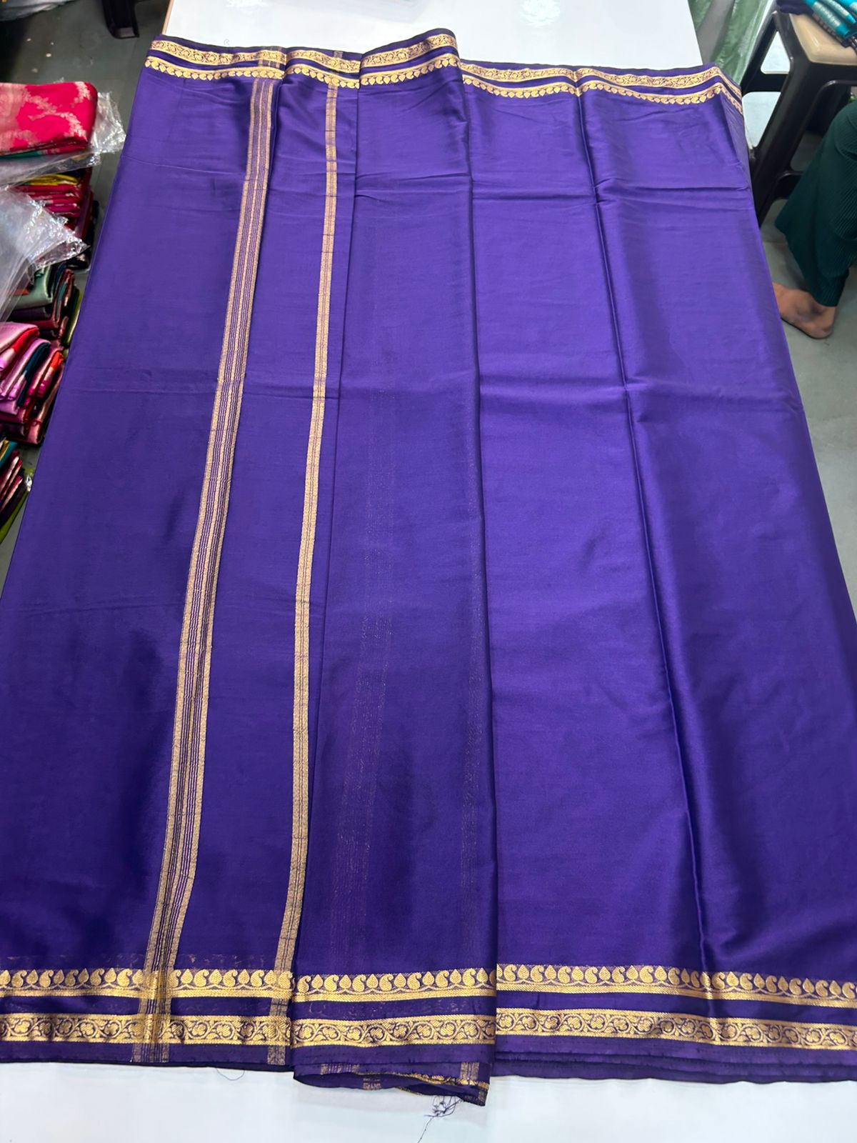 Mysore Crepe Self Saree(2899)